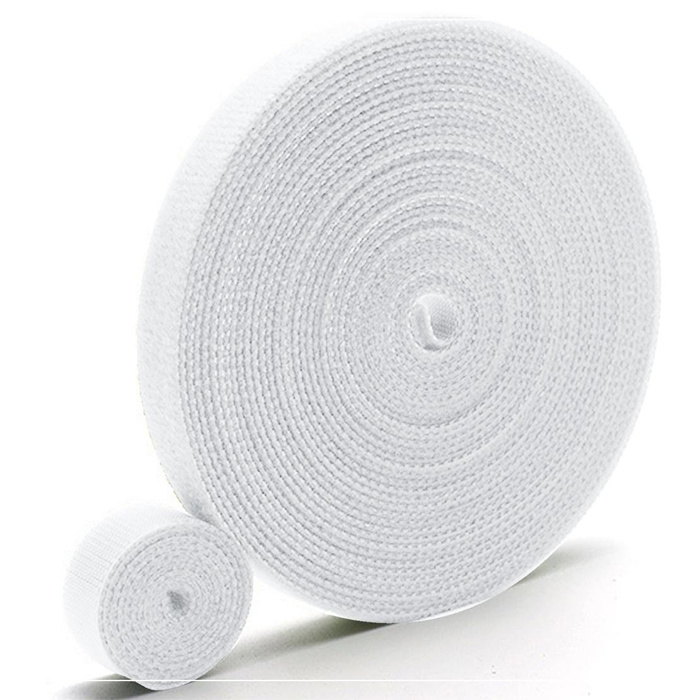 Suchý zip samolepící  20mm bílý komplet 501