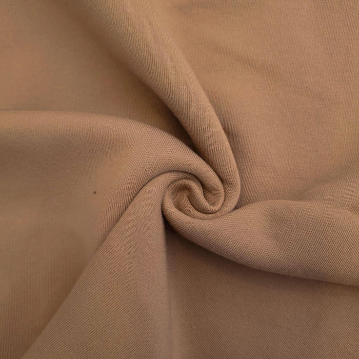 Thick brushed sweatshirt D300 - CAMEL (D-212)