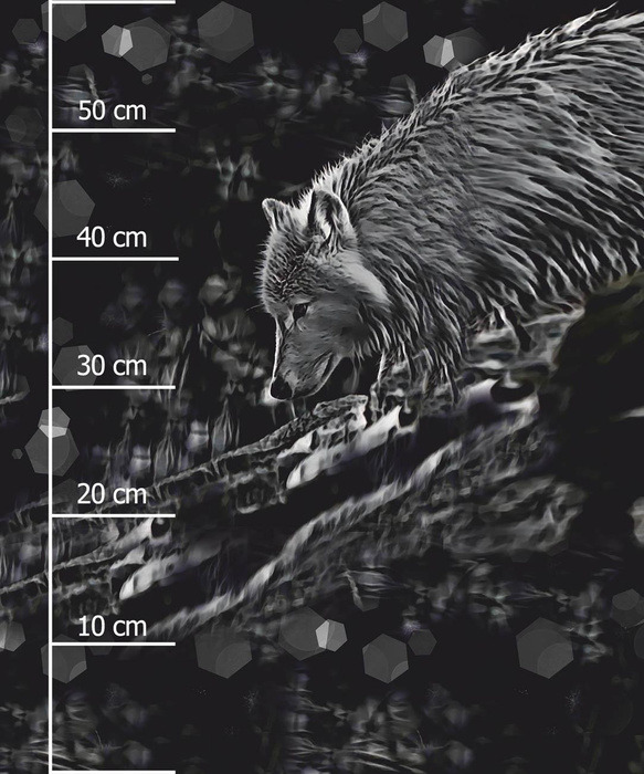 ARCTIC WOLF - panel (60cm x 50cm)