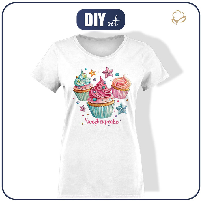 DÁMSKÉ TRIČKO (XS) - SWEETS vz.6 - sada šití
