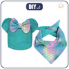 KID'S CAP AND SCARF (MOUSE) - RAINBOW OCEAN pat. 4 48-50