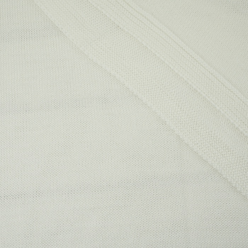 BLANKET / white S - thin knitted panel