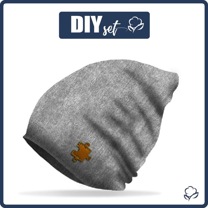 "Beanie" Mütze - VINTAGE LOOK JEANS (grau) 57-59