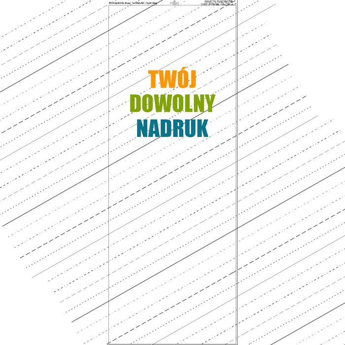 WORKOPLECAK - Z WŁASNYM NADRUKIEM - mały