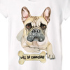 PIŻAMA-T-SHIRT - BULDOG - M