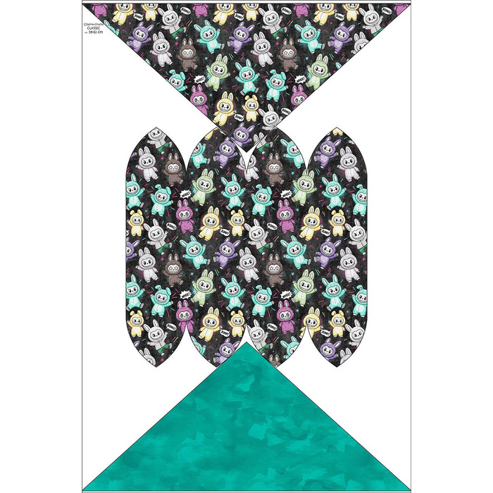 KINDER MÜTZE UND SCHAL (CLASSIC) - CREEPY CUTE WZ.5 - 44-47