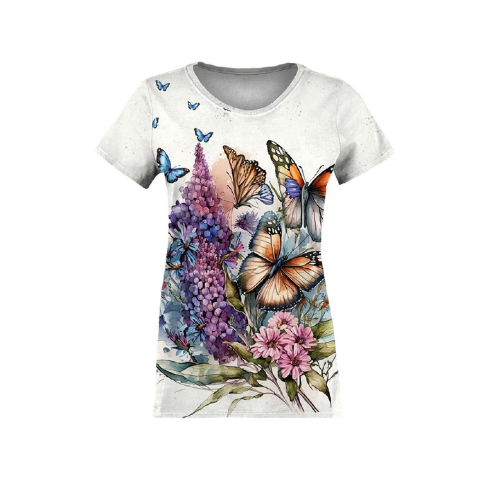 WOMEN’S T-SHIRT - BEAUTIFUL BUTTERFLY PAT. 1 - sewing set M