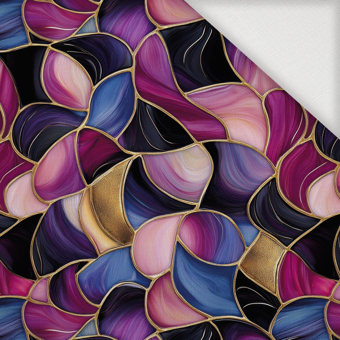 STAINED GLASS WZ. 14 - Woven Fabric for tablecloths