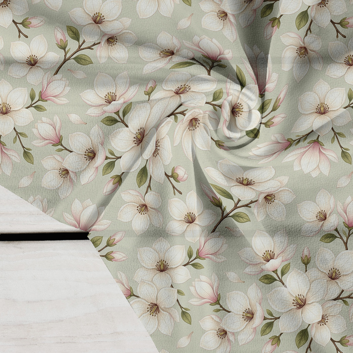 PASTEL FLOWERS WZ. 24 - Crepe
