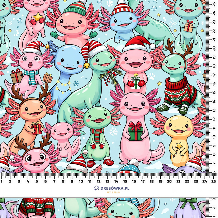 CHRISTMAS AXOLOTL - ortalion PUMI