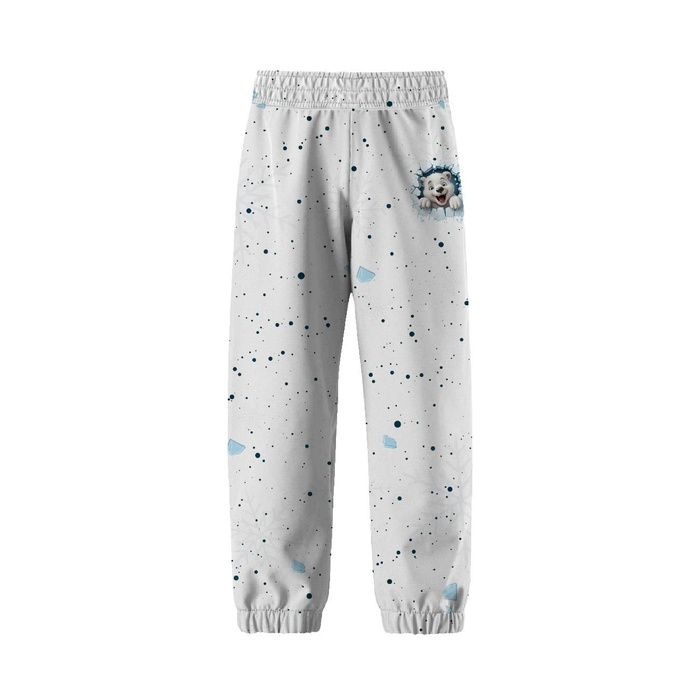 CHILDREN'S SOFTSHELL TROUSERS (YETI) - HAPPY BEAR - sewing set (134/140)