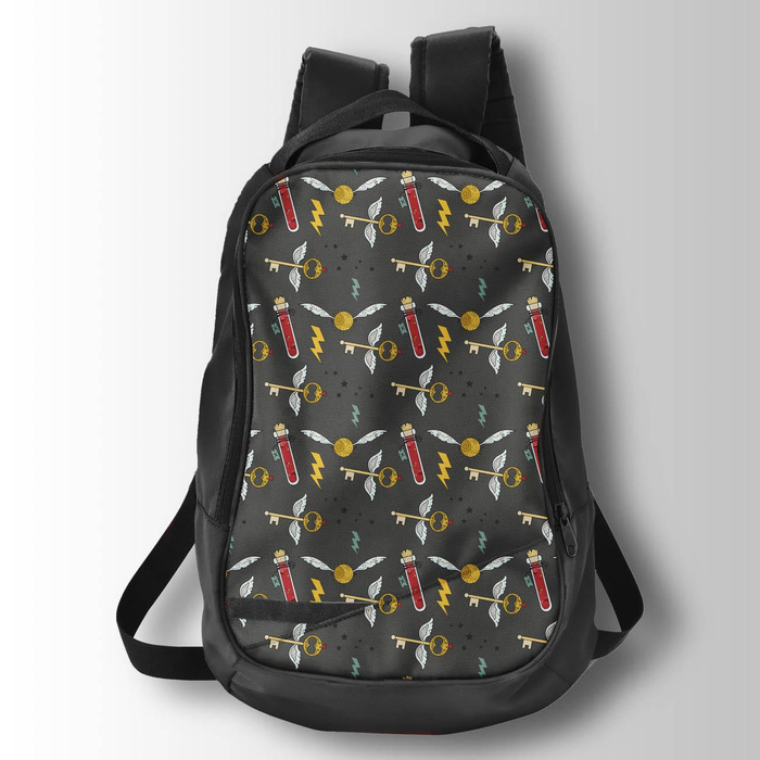 MAGIC MIX PAT. 5 (MAGIC SCHOOL) / graphite - Waterproof woven fabric