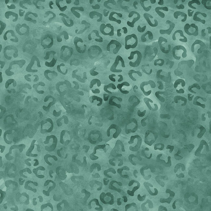 SPOTS / modern mint (SNOW LEOPARDS)- Upholstery velour 