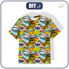 KINDER T-SHIRT- COMICS - Single Jersey (116/122)