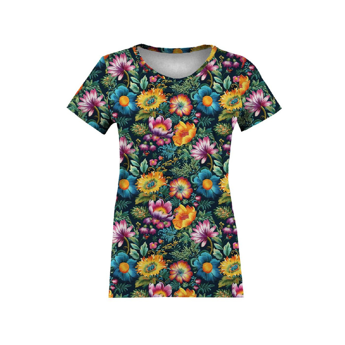 FLOWERS 3D WZ. 4 - lycra 300g