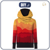 UNISEX HOODIE (HYDRA) - ROTE SAVANNE - Nähset XL