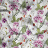 FLOWERS AND WILD STRAWBERRIES (IN THE MEADOW) - Cotton muslin