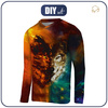 THERMO HERREN BLUSE (JIM) - WOLF / Galaxis - Nähset S