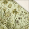 PASTEL FLOWERS WZ. 30 / lime cream - Len 100%