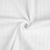 Strickware gerippt - WEISS (D-01) 