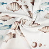 SHOAL (THE WORLD OF THE OCEAN)  - single jersey with elastane 