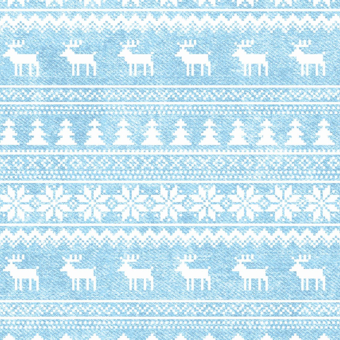 REINDEERS PAT. 2 / ACID WASH LIGHT BLUE- Upholstery velour 