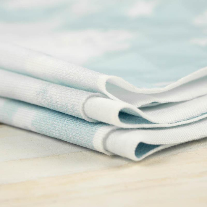 HOARFROST / triangles (WINTER IN THE MOUNTAINS) - single jersey with elastane 