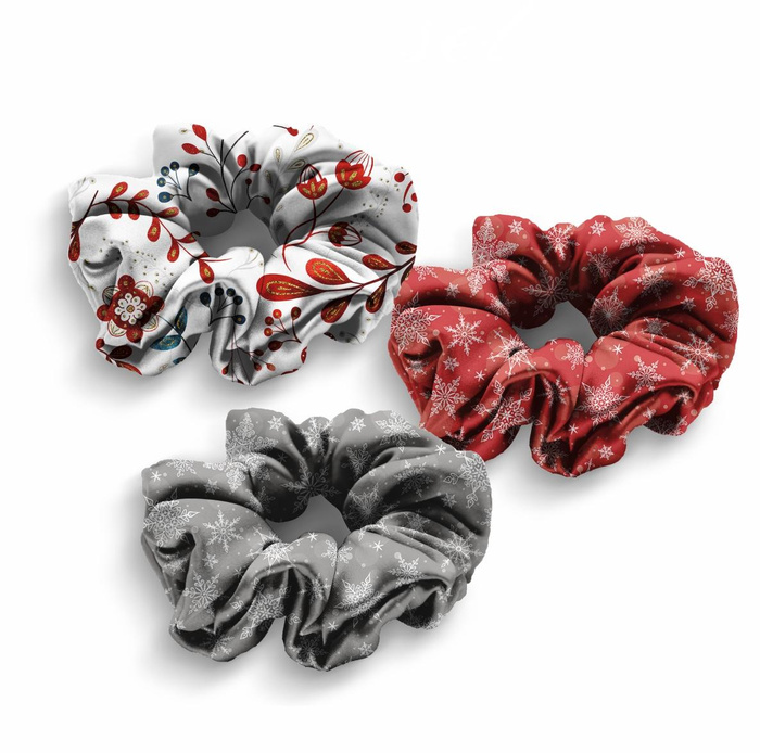 HEADBAND AND HAIR ELASTIC 3KPL - PATTERN 6 - sewing set teenager / adult