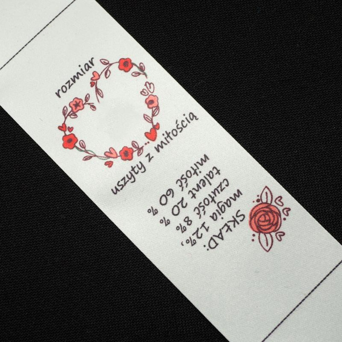 Mädchen Textillabel - Größe 158 - 4 Stck Set