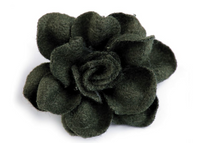 Wollblume 40 mm - olive
