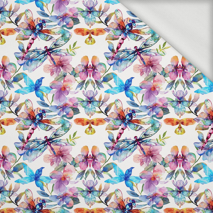 Butterfly & Flowers wz.16 - French Terry mit Elasthan