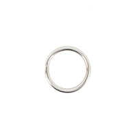 Metal ring 20 mm - silver