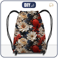 GYM BAG - VIBRANT FLOWERS PAT. 1 - small
