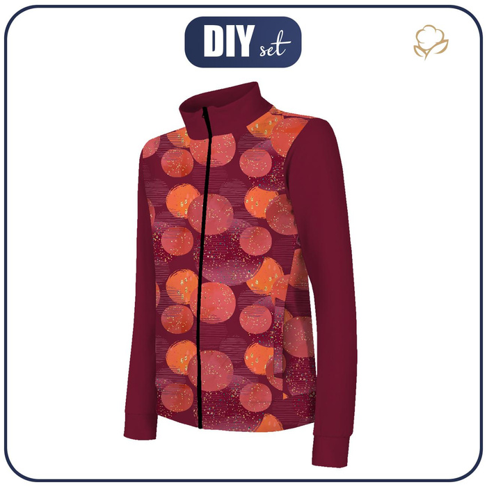 "MAX" CHILDREN'S TRAINING JACKET - GLITTER SKY LANTERNS (GLITTER AUTUMN) - Functional fabric (86/92)