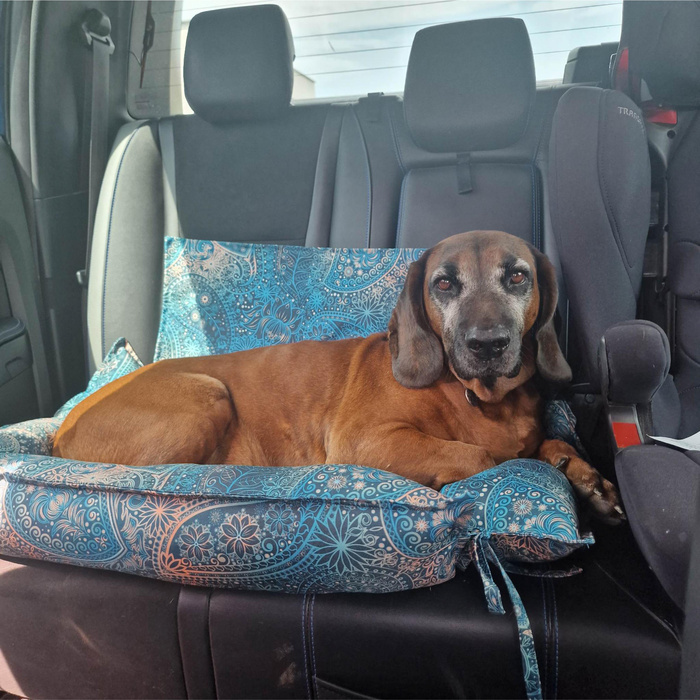 TIERBETT - LEINEN / jeans - Nähset - M