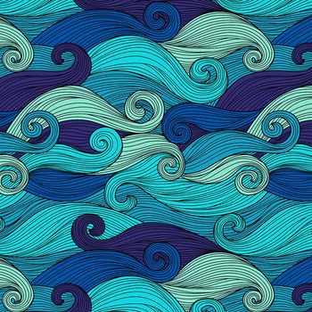 WAVES - Hydrophobic brushed knit