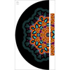 COLORFUL MANDALA - skirt panel "MAXI"