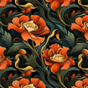 AUTUMN FLOWERS WZ.16 / ORANGE