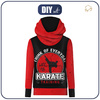 Unisex mikina s kapucí (HYDRA) - KARATE TRAINING - Sada šití 134/140
