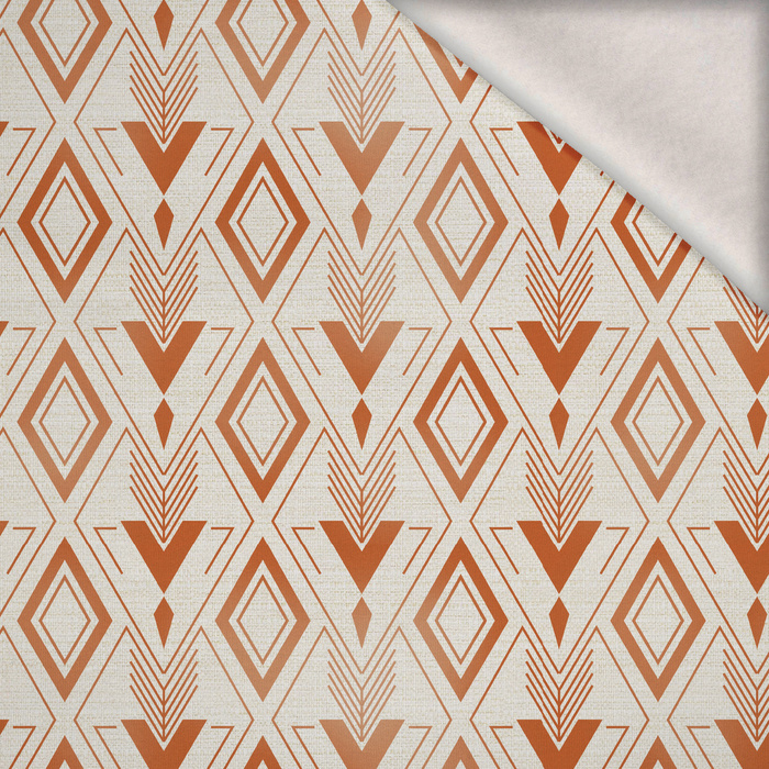GEOMETRIC MINIMAL WZ. 2 - Wintersweat angeraut mit Elastan ITY