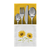 NAPKINS AND RUNNER - SUNFLOWERS PAT. 7 (CUTE BUNNIES) - sewing set