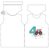 KID’S T-SHIRT - 4ST BIRTHDAY / TRACTOR - single jersey 