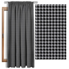 BLACK HOUNDSTOOTH / grey