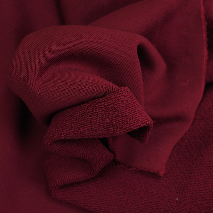 Dicker Sommersweat 290g - Dunkelrot (D-219)