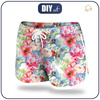 Women’s boardshorts - WILD ROSE PAT. 3 (IN THE MEADOW) L