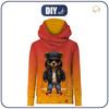 UNISEX HOODIE (HYDRA) - PLUSH BUT GRIZZLY - sewing set XL