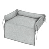 ANIMAL BED - LINEN / light grey - sewing set - L