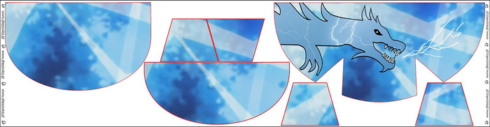 NERKA NIEBIESKIEGO NINJA - duża