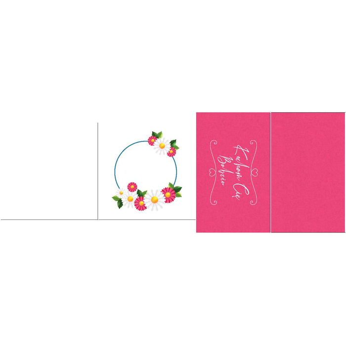 DECORATIVE PILOWS -  KOCHAM CIĘ BABCIU - WITH OWN PRINT - sewing set 