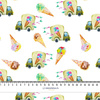 ICE CREAM TRUCKS (COLORFUL TRANSPORT) - single jersey with elastane 
